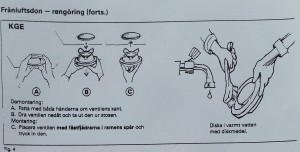 Instruktion för rengöring av luftdon av typ KGE